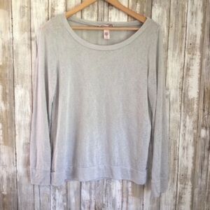 Victoria's Secret Light Grey Long Sleeve